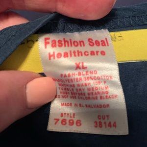 Navy blue scuba jacket snap front